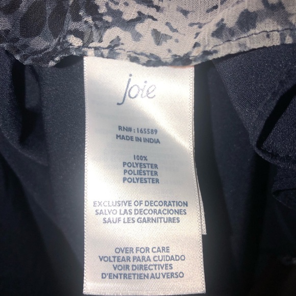 Joie Baltic Print Mini Size Large N.W.T. $ Retails $ 348.00 Asking $ 60.00 - Picture 7 of 10